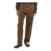 Broek met luipaardprint en Carpenter Loop Carhartt Wip , Brown , Dames