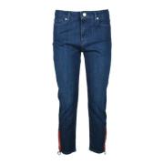 Stijlvolle Jeans met Katoen en Elastaan Love Moschino , Blue , Dames