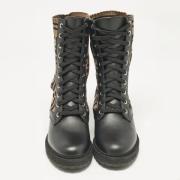 Pre-owned Canvas boots Fendi Vintage , Black , Dames