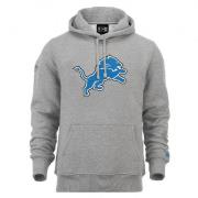 Detroit Lions Team Logo Hoodie New Era , Gray , Heren