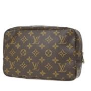 Pre-owned Canvas clutches Louis Vuitton Vintage , Brown , Dames