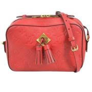 Pre-owned Leather crossbody-bags Louis Vuitton Vintage , Red , Dames