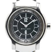 Pre-owned Metal watches Bvlgari Vintage , Black , Dames