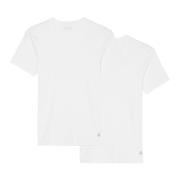 Moderne V-hals T-shirt 2-pack Marc O'Polo , White , Heren