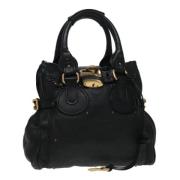 Pre-owned Leather handbags Chloé Pre-owned , Black , Dames