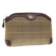 Pre-owned Canvas clutches Burberry Vintage , Multicolor , Dames