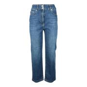 Stijlvolle Jeans met Katoenmix Love Moschino , Blue , Dames