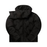 Monogram Puffer Jas Daily Paper , Black , Heren