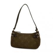 Pre-owned Fabric handbags Salvatore Ferragamo Pre-owned , Brown , Dame...