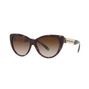 Cat-eye zonnebril Tf4196 80153B Tiffany , Brown , Dames