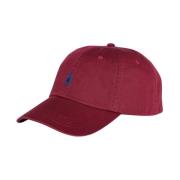 Rode Polo Chino Ball Cap Ralph Lauren , Red , Heren