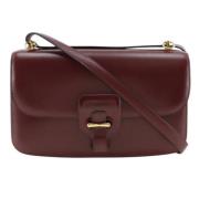 Pre-owned Leather shoulder-bags Hermès Vintage , Brown , Dames