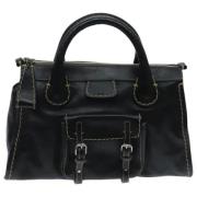 Pre-owned Leather handbags Chloé Pre-owned , Black , Dames