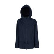 Ademende Parka Jas Geox , Blue , Heren