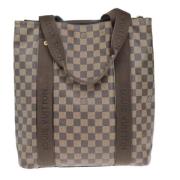 Pre-owned Canvas handbags Louis Vuitton Vintage , Brown , Dames