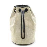 Pre-owned Canvas shoulder-bags Hermès Vintage , Gray , Dames