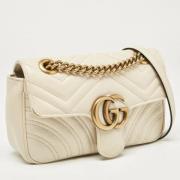 Pre-owned Leather gucci-bags Gucci Vintage , White , Dames