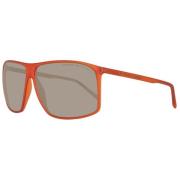 Oranje Heren Zonnebril Vierkante Stijl Porsche Design , Orange , Heren