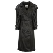 Lange Trenchcoat MVP wardrobe , Brown , Dames