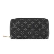 Pre-owned Canvas wallets Louis Vuitton Vintage , Black , Dames