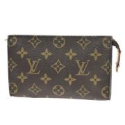 Pre-owned Canvas pouches Louis Vuitton Vintage , Brown , Dames