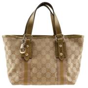 Pre-owned Canvas handbags Gucci Vintage , Brown , Dames