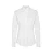 Witte Poplin Stretch Shirt 1970 Seventy , White , Dames