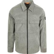 Corduroy Overshirt Regular-Fit Geribbelde Stof Hugo Boss , Gray , Here...