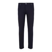 Slim Fit Denim Jeans Navy Blue Emporio Armani , Blue , Heren