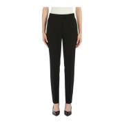 Rechte Pijp Technische Cady Broek Max Mara Studio , Black , Dames