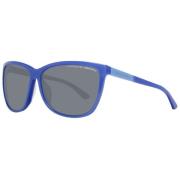 Blauwe Dames Zonnebril Vlinder Stijl Porsche Design , Blue , Dames