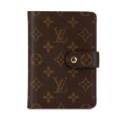 Pre-owned Leather wallets Louis Vuitton Vintage , Brown , Dames