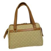 Pre-owned Canvas handbags Louis Vuitton Vintage , Beige , Dames