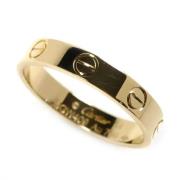 Pre-owned Metal rings Cartier Vintage , Yellow , Dames