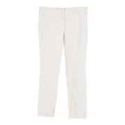 Pre-owned Cotton bottoms Burberry Vintage , White , Dames