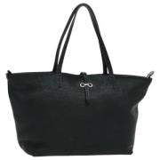 Pre-owned Leather totes Salvatore Ferragamo Pre-owned , Black , Dames