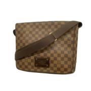 Pre-owned Canvas shoulder-bags Louis Vuitton Vintage , Brown , Dames