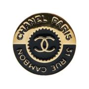 Pre-owned Yellow Gold chanel-jewelry Chanel Vintage , Black , Dames