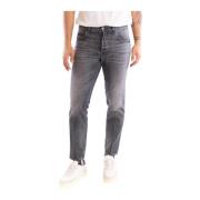 Klassieke Slim Fit Katoenen Heren Jeans Don The Fuller , Black , Heren