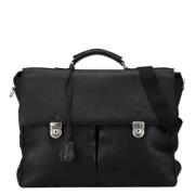 Pre-owned Leather handbags Salvatore Ferragamo Pre-owned , Black , Dam...