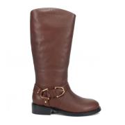 Bruine Biker Enkellaarzen Coccinelle , Brown , Dames