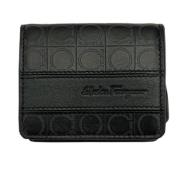 Pre-owned Leather wallets Salvatore Ferragamo Pre-owned , Black , Dame...