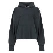 Geborduurde Katoenen Hoodie Maison Margiela , Gray , Dames