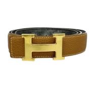 Pre-owned Leather belts Hermès Vintage , Multicolor , Heren