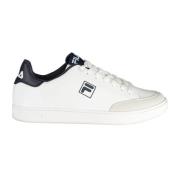 Sportieve Herensneakers Wit Blauw Details Fila , White , Heren