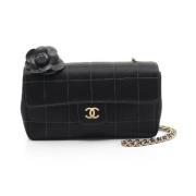 Pre-owned Canvas crossbody-bags Chanel Vintage , Black , Dames