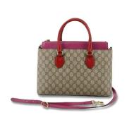 Pre-owned Canvas gucci-bags Gucci Vintage , Pink , Dames