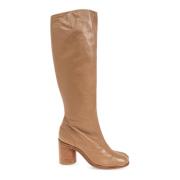 Laarzen met hak en tabi-uitsnijding Maison Margiela , Beige , Dames