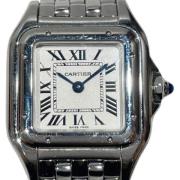 Pre-owned Glass watches Cartier Vintage , Gray , Dames