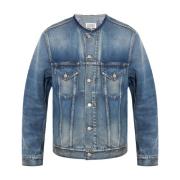 Denim jas met logo Maison Margiela , Blue , Heren